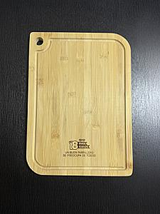Tabla de madera bamboo 38x27 cm